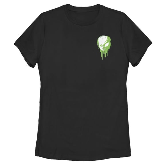 Women's Marvel Groot Venom Badge Graphic Tee Black 2X Large