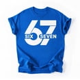 thumbnail image 3 of 67 Six Seven Meme T-Shirt, Funny Saying Six Seven T-Shirt, Multicolors, Size S-5XL, 3 of 5