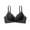 Black, variant on WCJM Beige Women's Ice Sports Thin Breathable Underwear Jelly Glue Back Women's Underwire Bra