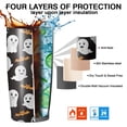 thumbnail image 7 of 20oz Tumblers Halloween Ghosts and Bats Pattern Stainless Steel Vacuum Insulated Double Wall Travel Tumbler Cups Mug with Lid and Straw,Cleaning Brush for Cold & Hot Drinks, 7 of 7