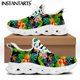 thumbnail image 1 of Zapatillas De deporte informales con diseño De flor De hibisco Tropical para Mujer, calzado resistente al desgaste con cordones para Mujer, 1 of 6