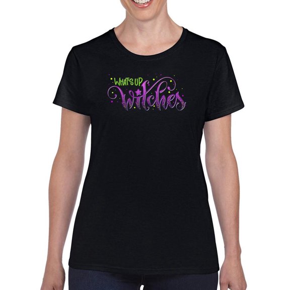What's Up Witches T-Shirt Women -Image by Shutterstock, Female 4X-Large