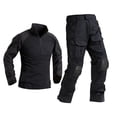 thumbnail image 1 of Uniforme táctico militar para hombre, camisa, pantalones de combate, traje con rodilleras, ropa del ejército, Airsoft, Paintball, ropa de trabajo de camuflaje, 1 of 3
