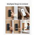 thumbnail image 5 of DESLOC K120 Smart Door Lock – Fingerprint Wi‑Fi Deadbolt, 3D Biometric Recognition, Built‑in Wi‑Fi, 15000 mAh Rechargeable Battery, BHMA Grade 3 Weatherproof, Ideal for Homes, Rentals & Airbnb, 5 of 10