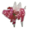 Christmas Light-Up Pig with Scarf Yard Decoration,Winged Pig Doll Decoration Light Thanksgiving Christmas Ornaments