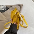 thumbnail image 6 of Hfppkn 3D Fish Shaped PU Leather Crossbody Bag Novelty Mini Shoulder Handbag for Party Daily Use 32x7x13cm Yellow, 6 of 7