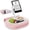 Pink, variant on orantronx Tablet Pillow Stand for Bed and Sofa, Compatible with 5-12.9" Tablet, Phone, Pad, 360° Adjustable Holder with Detachable Snack Bowl, Gray