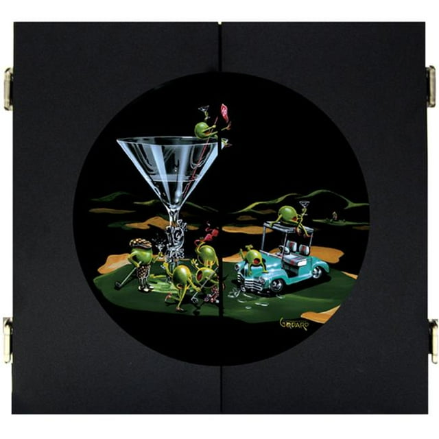 Petro Enterprises 19Th Hole Dartboard Cabinet
