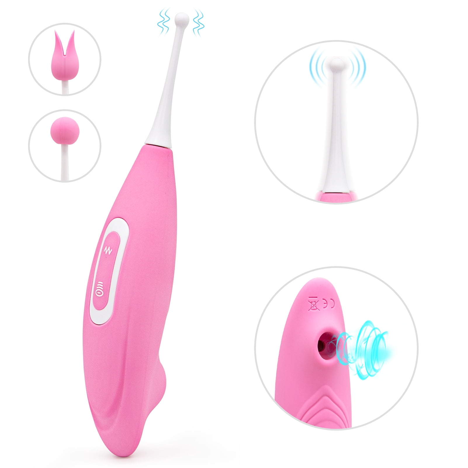 Clitoral Stimulation Vibrator for Women, Vibrating Sucking Small Clitoris Stimulator Clitoral Sex Adult Toys for Couples Woman Female Vibrator Massager
