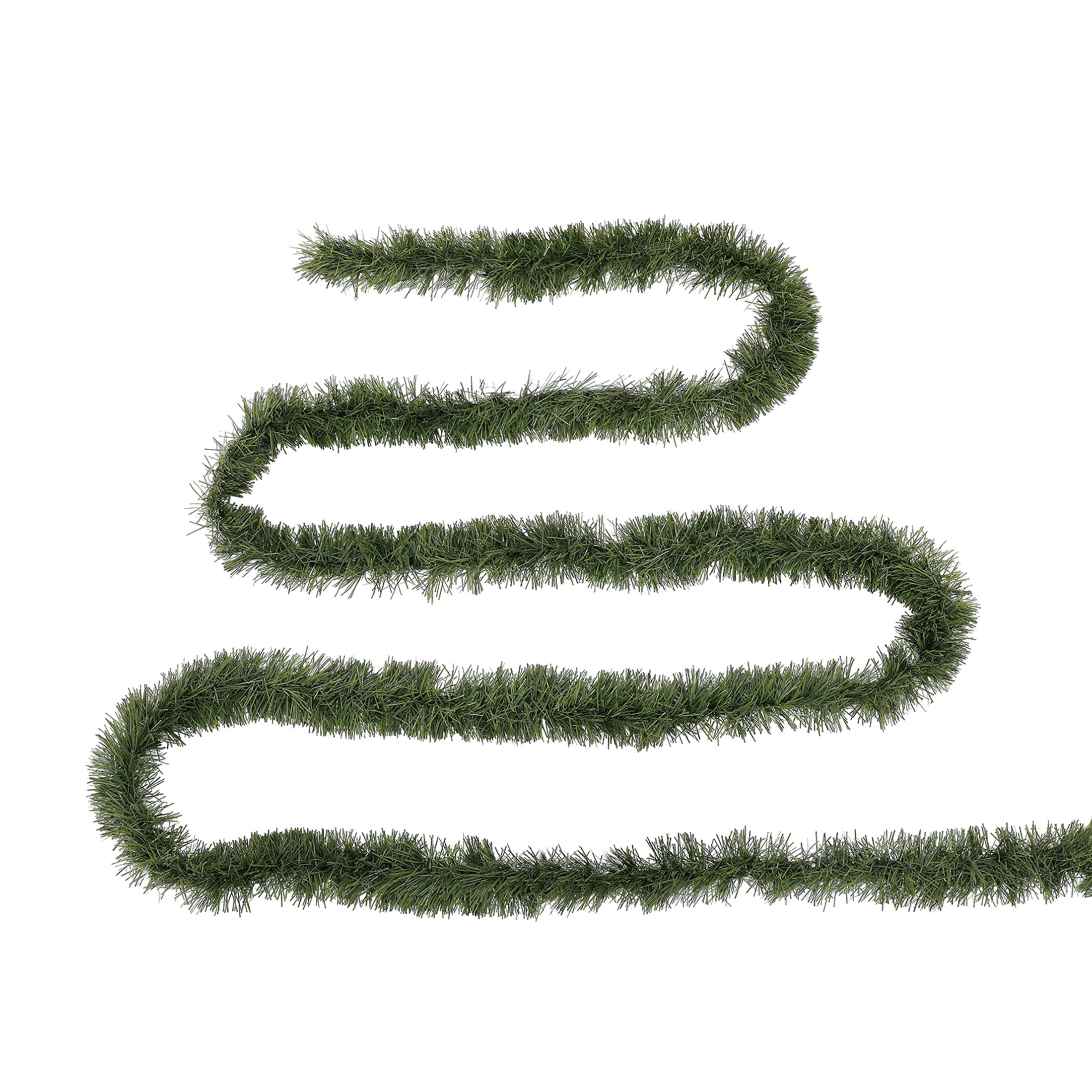Soft Evergreen Unlit Artificial Christmas Garland, Green, 50', by Holiday Time