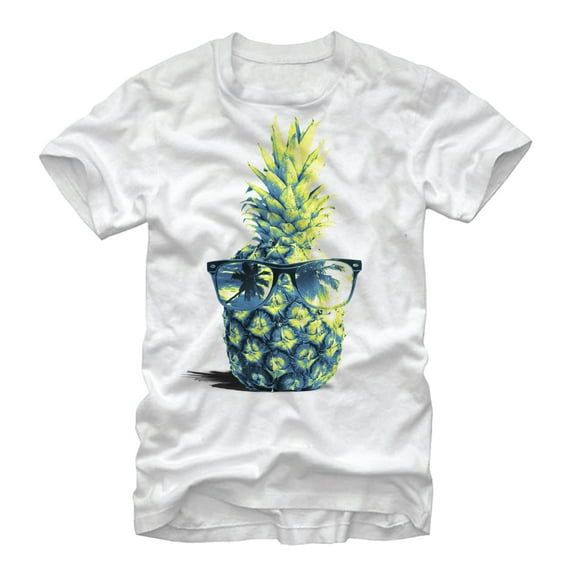 Men's Lost Gods Pineapple Sunglasses  Graphic Tee White 3X Large