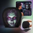 thumbnail image 3 of Ghost Face Headrest Covers, Scary Covers for Cars, Stretchy Seat Headrest Protector, Funny Cover for Auto, Vehicle, Truck, SUV, Washable Elastic Fabric, Interior Accessories（D), 3 of 6