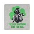 thumbnail image 5 of Star Wars Men's Darth Vader The Luck Is Strong With This One Graphic Print T-Shirt, 5 of 5