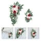 thumbnail image 4 of Arreglo Floral decorativo artificial Yotijar Guirnalda de flores roja, 4 of 10