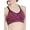 Purple, variant on LELINTA Women's Seamless Mesh Removable Cups Sports Bra High Impact Support Workout Yoga Sports Five Color