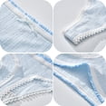 thumbnail image 4 of vigerkar Women's Cute Cotton Thong Underwear, Panties for Women (Blue, L), 4 of 6