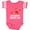 Football Pink and White, variant on Inktastic My Pappy Loves Me Grandchild Beach Crab Boys Baby Bodysuit