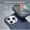 thumbnail image 6 of Slim Fit Case for iPhone 15 Pro, Rugged Shield Outdoor Durable Phone Case, Military Grade Anti-Dorp Protection and Camera Lens Protection Cover for iPhone 15 Pro (6.1 in.),HD Blue, 6 of 14