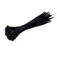 thumbnail image 1 of Bridas con cremallera para cables, alta resistencia a la tracción de alambre de plástico de alta calidad de 4,7 pulgadas, bridas con cremallera de nailon negro autoblocantes para interiores, 1 of 4