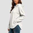 thumbnail image 5 of BUIGTTKLOP Hoodies for Women Fall Winter Long Sleeve Shirts Casual Hooded Sweatshirts with Pockets, 5 of 8