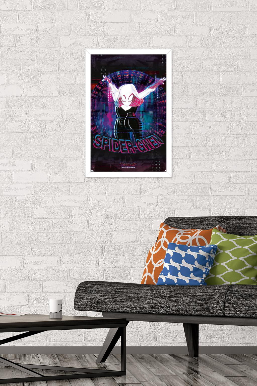 Marvel Spider-Man: Across the Spider-Verse - Spider-Gwen Wall Poster, 14.725" x 22.375" Framed