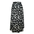 thumbnail image 2 of Vedolay Long Skirt Women's High Waist Flared Skirt Pleated Midi Skirt with Pocket,Black S, 2 of 4