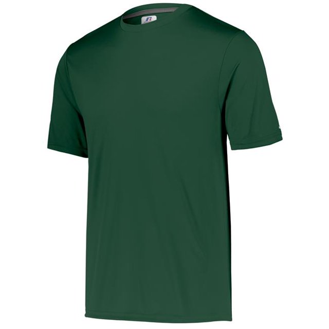 T-Shirt Dri-Power Core Performance pour Adulte&44; Vert Foncé - Grand