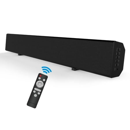 Meidong [2019 Updated] Sound Bars for TV Soundbar 30 Inch 2.0 Channel Bluetooth Soundbars Stereo Deep Bass Speakers Incl Optical (Best Center Channel Speaker 2019)