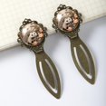 thumbnail image 3 of Hedgehog Vintage Copper-Colored Lace Bookmarks: Elegant Stainless Steel Bookmarks – Gifts for Readers and Book Lovers – Set of 2 Book Accessories, 3 of 5
