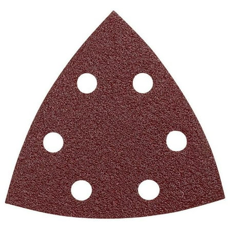 3.5 in. 60-Grit Triangular Sanding Sheet  Red -