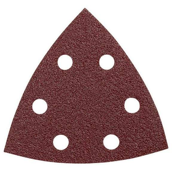 3.5 in. 60-Grit Triangular Sanding Sheet  Red -