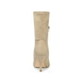 thumbnail image 2 of BLISSFUL STEP Bottines à Talons Aiguilles Pointus pour Femmes Beige 6, 2 of 7