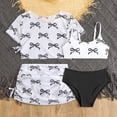 thumbnail image 3 of Tiijoy Girls 4-Piece Swimsuit Bikini Set with Cover Ups Beach Bathing Suits, Sizes 8-13, 3 of 3