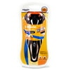 Equate 5 Blade Razor for Men with Trimmer, 1 Razor + 2 Cartridges