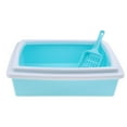 thumbnail image 4 of Caja de Arena para Gatos Yuyangstore Bandeja de Inodoro con Pala Azul, 4 of 8