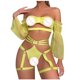 thumbnail image 4 of Lencería sexy de moda para mujer Ahueca hacia fuera la cinta Estilo agrupado Mangas de soplo Ropa interior sexy Tanga Traje de cinturón Fridja nalpqowj43071, 4 of 9