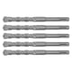 thumbnail image 2 of 5 brocas para martillo rotatorio de 160 mm de longitud, 2 flautas, autocentrantes, con punta de carburo, para ladrillo, piedra y hormigón, 14 mm/0,55 pulgadas., 2 of 14