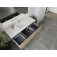 thumbnail image 2 of Legno 60" Weathered Grey Single Sink Bathroom Vanity with Matte White VIVA Stone Solid Surface Countertop, 2 of 4