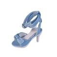 thumbnail image 2 of Zapatos de Tacón Alto Baoblaze PU Para Muñeca 1/4 Azul, 2 of 8
