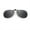 Black Ash, variant on tooloflife Polarized Night Vision Sunglasses Clip Sunshade Anti-Glare Anti-UV Unisex Yellow Green