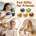 thumbnail image 3 of Dumpling Squishy, Glitter Dumpling Squishy Stress Ball Fidget Toys with Steamer Box, Cute Bao Bun Sensory Squeeze Toys for Anxiety Relief, K*ids & Adults (Rainbow Colors), 3 of 14