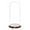 Dark Mahogany Veneer Base, variant on Plymor 5.5 inch x 13 inch Glass Display Dome Cloche (Dark Wood Base)