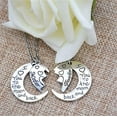 thumbnail image 4 of Limei Mother Daughter Necklace Set, Mom I Love You to the Moon and Back Mom and Daughter Necklaces Jewelry Pendant Necklace (Silver), 4 of 5