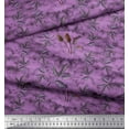 thumbnail image 3 of Soimoi Cotton Duck Fabric Leaves Printed Fabric 1 Yard 42 Inch Wide, 3 of 3