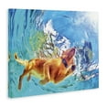 thumbnail image 4 of Stupell Industries Underwater Swimming Dog Animals & Insects Painting Gallery Wrapped Canvas Art Print Wall Art, 30 x 24, 4 of 8
