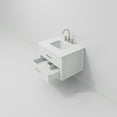 thumbnail image 4 of Castor 30 in W White Single Bath Vanity, Cultured Marble Top, and Faucet Set, 4 of 6