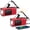 Red-4000mAh-2PK, variant on Emergency Weather Radio Noaa Am Fm Wb With 4000mah Rechargeable Usb Solar Hand Crank Charging Flashlight Sos Alarm Reading Lamp Portable For Outdoor Indoor Emergencies 2 Pack