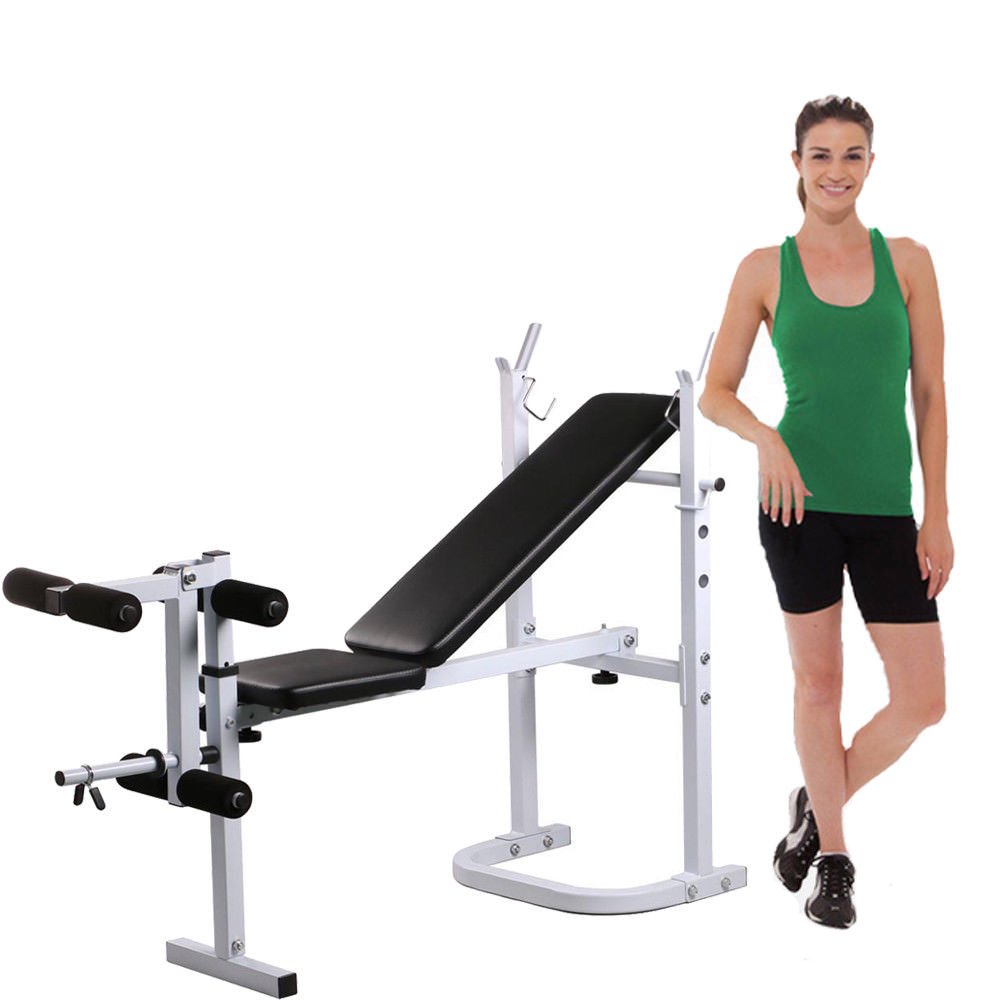 UBesGoo Olympic Weight Lifting Bench Set, Adjustable Incline/Decline