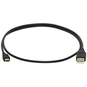 Cmple - Mini USB Cable 3ft USB A to Mini B Data Transfer USB Charging Cable 5 Pin Mini USB to USB Male to Male Cable for PC, Laptop, Car Dash Cam, Digital Camera - Black
