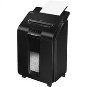 Fellowes AutoMax 100M Auto Feed Shredder Non-continuous Shredder - Micro Cut - 100 Per Pass - for shredding Paper, Staples, Credit Card, Paper Clip - 0.156" x 0.391" Shred Size - P-4 - 8 ft/min - 8